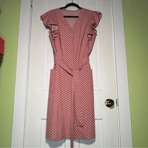 Pink Polka Dot Dress